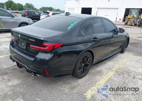 2022 BMW 540 I из США, поврежденный, VIN WBA53BJ01NWX57093